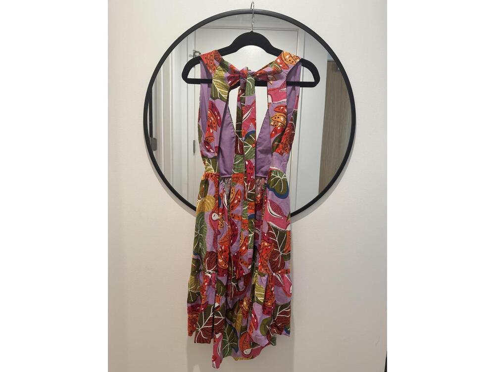 NWOT House of Harlow 1960 Rio Tropical Strappy Back Dress Medium - Picture 2 of 5